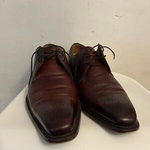Elegant Brown Leather Men's Dress Shoes